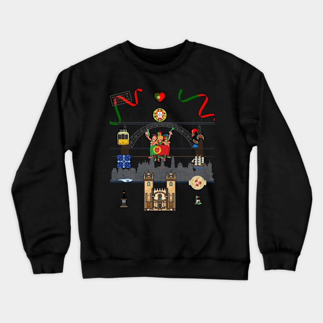 Portugal lover Crewneck Sweatshirt by Funtomass